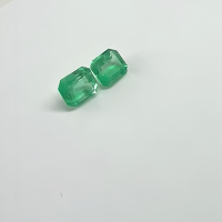 1.26 Colombian Emerald Pair