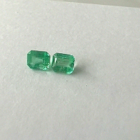 1.26 Colombian Emerald Pair