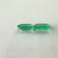 2.91 Ct.  Colombian Emerald Pair (Exceptional)