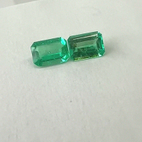2.91 Ct.  Colombian Emerald Pair (Exceptional)
