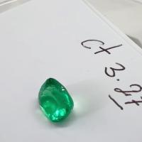 3.27 Ct. Colombian Emerald  (Cushion)