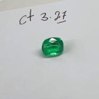 3.27 Ct. Colombian Emerald  (Cushion)