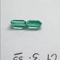 3.33 Ct. Colombian Emerald Pair 