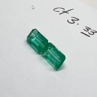 3.33 Ct. Colombian Emerald Pair 