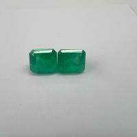 4.44 Colombian Emerald Pair