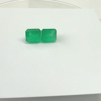 4.44 Colombian Emerald Pair