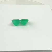 4.44 Colombian Emerald Pair