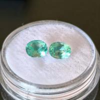 1.33 Ct. Colombian Emerald Pair (Oval)