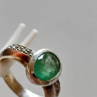 1.01 Ct. Colombian Emerald Ring 