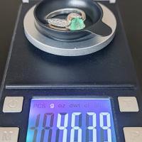 0.73 Ct.  Colombian Emerald Ring 