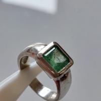 1.10 Ct. Colombian Emerald Ring