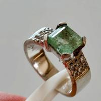 1.08 Ct. Colombian Emerald Ring 