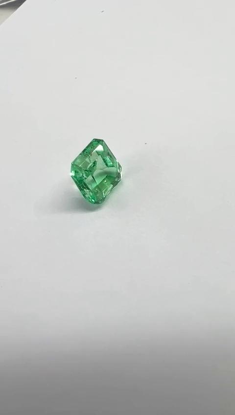 1.12 Ct. Colombian Emerald Cut