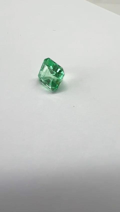 1.12 Ct. Colombian Emerald Cut
