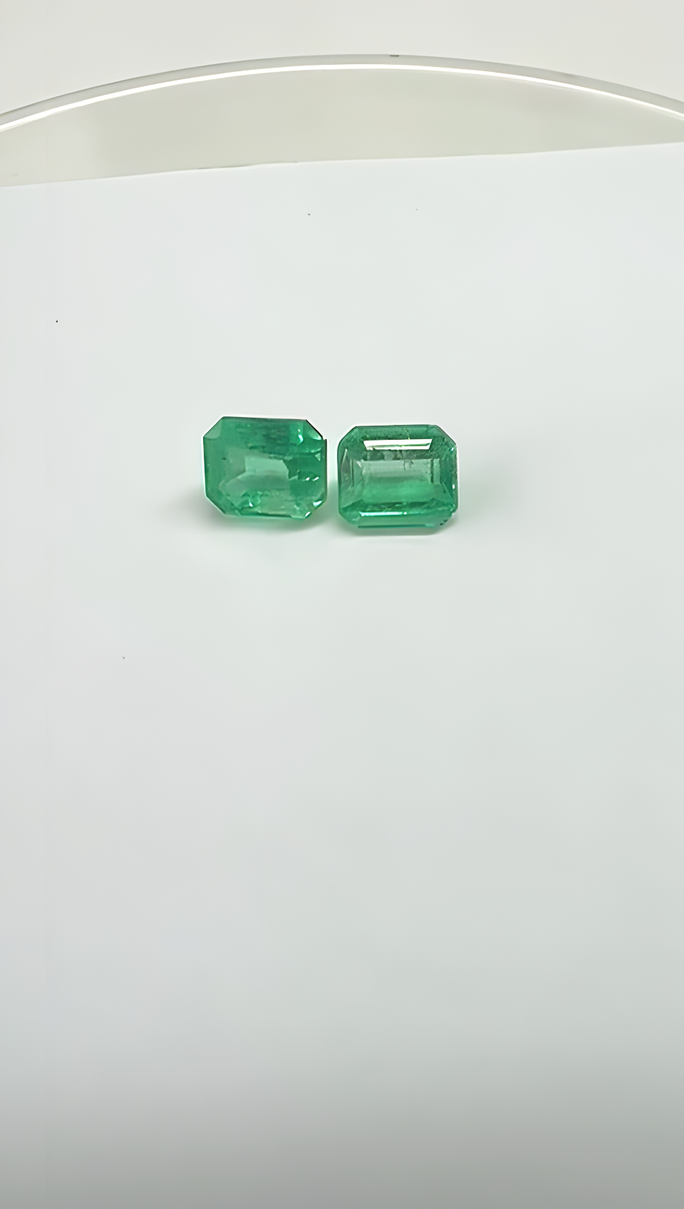1.26 Colombian Emerald Pair
