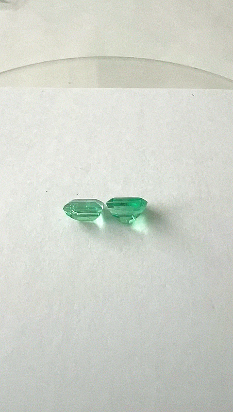 1.26 Colombian Emerald Pair