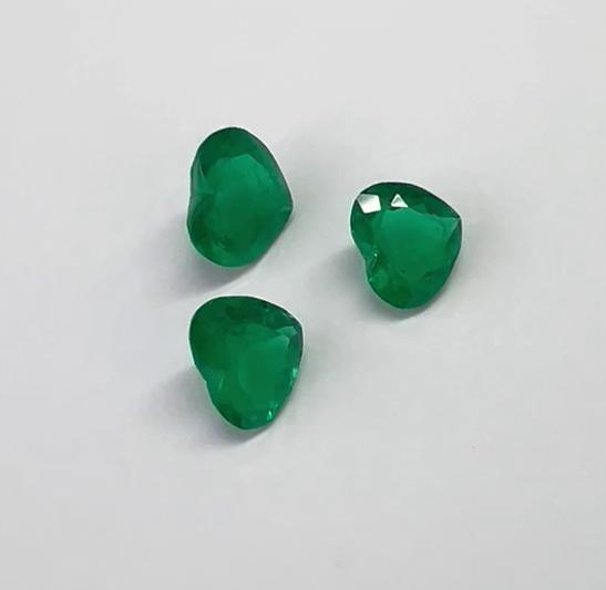 2.89 Ct. Colombian Emerald Set.