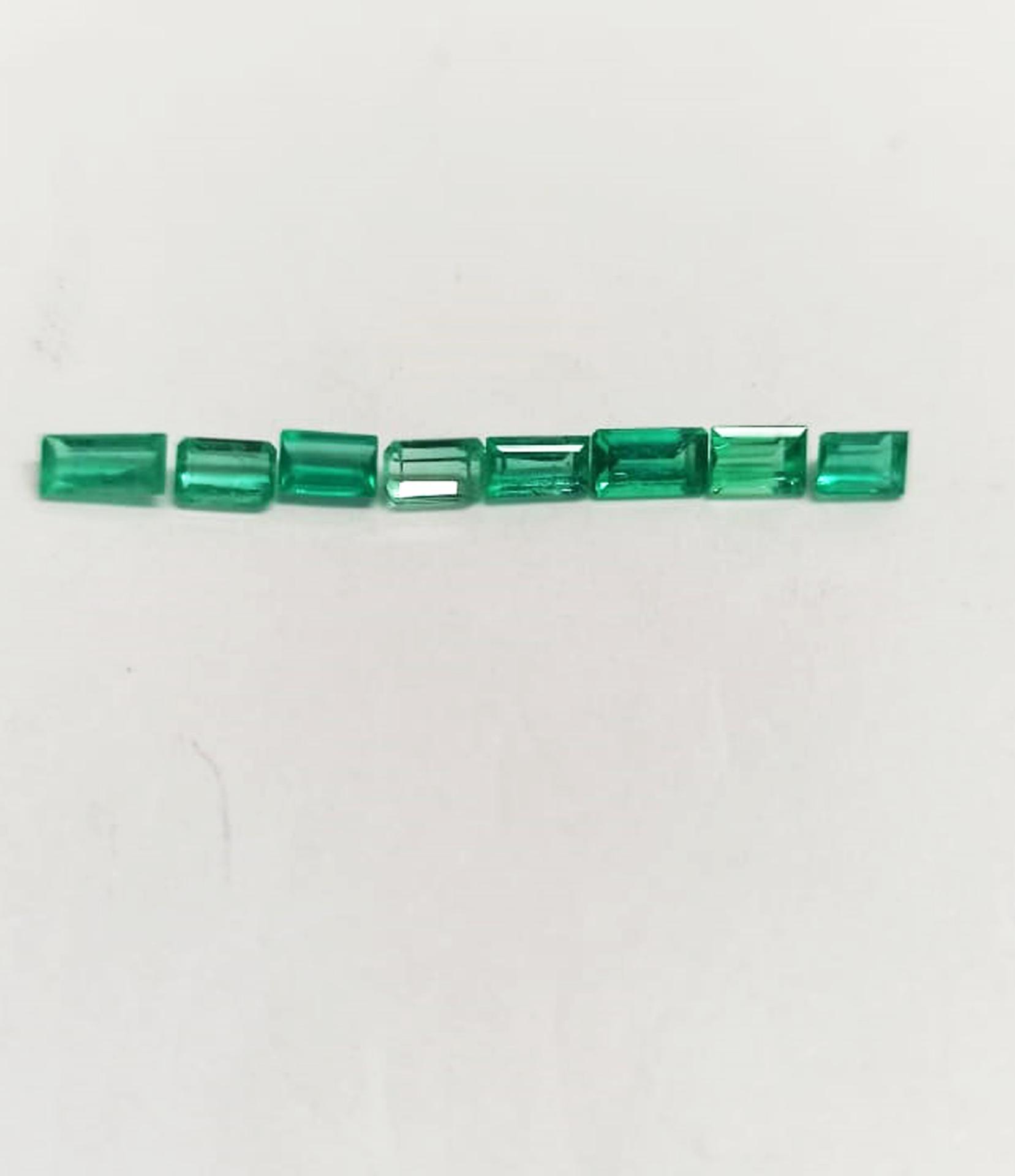 3.0ct Colombian Emerald Set 