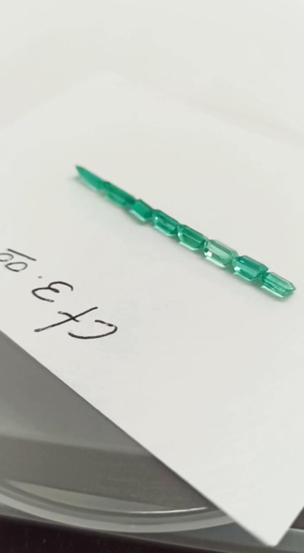 3.0ct Colombian Emerald Set 