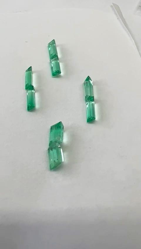 3.32 Ct. Colombian Emerald Set