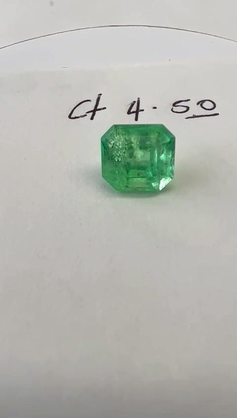 4.50 Ct.  Colombian Emerald 