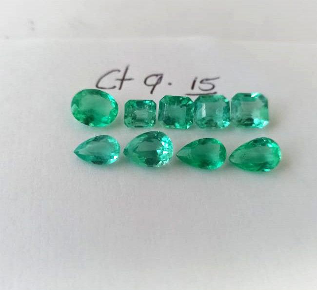 9.15 Ct. Colombian Emerald Lot