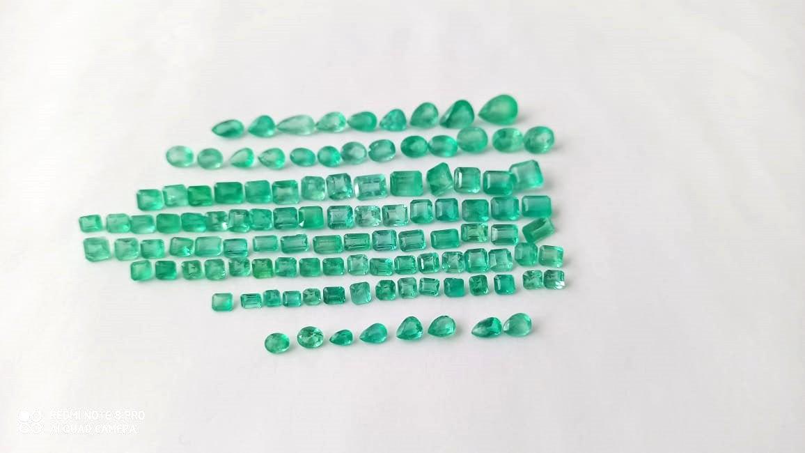 68ct Colombian Emerald Lot