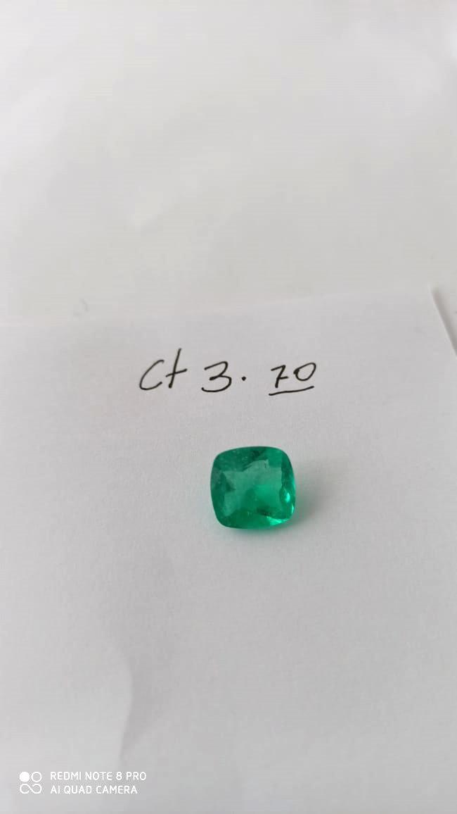 3.70ct Colombian Emerald