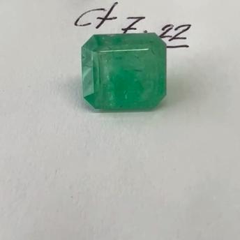 7.22 Ct.  Colombian Emerald 